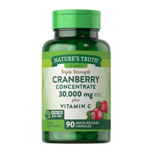 Cranberry Concentrado 15000 Mg + Vitamina C – 90 Cápsulas