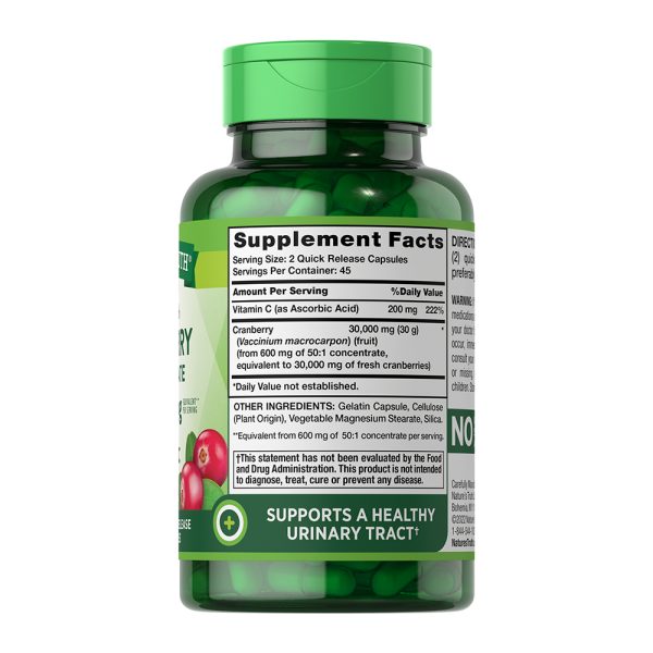 Cranberry Concentrado 15000 Mg + Vitamina C – 90 Cápsulas - Imagen 2