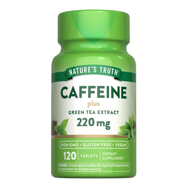 Cafeína 200 Mg con Té Verde – 120 Cápsulas