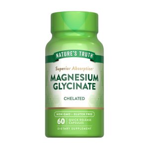 Magnesio Glicinato 200 Mg - 60 Cápsulas