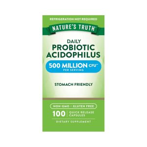 Probióticos Acidophilus - 100 Cápsulas