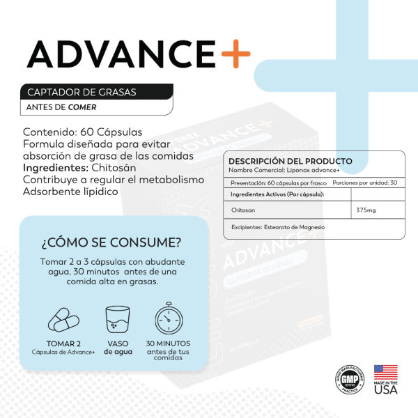 Liponox Advance / Captador de Grasas - Imagen 3