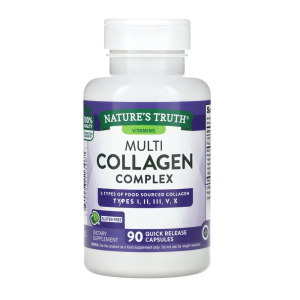 Multi Collagen Complex Colágeno Tipo I, II, III, V, X - 90 Cápsulas
