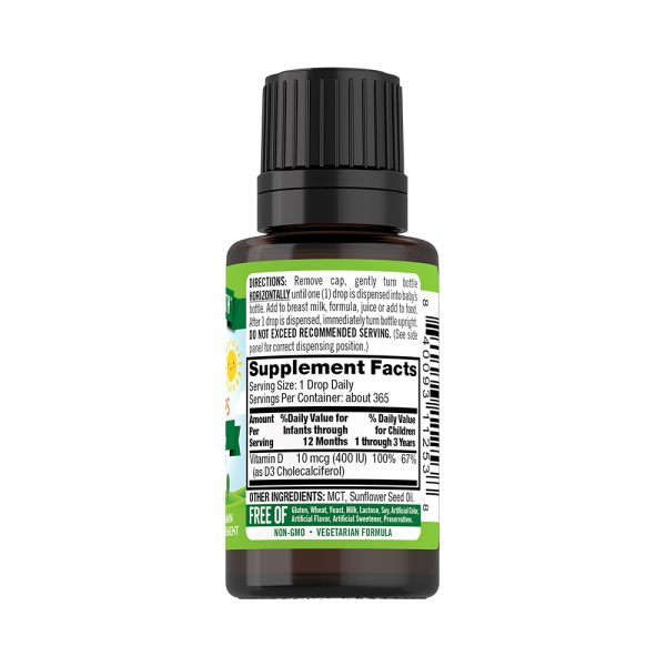 Baby Vitamin D3 10 Mcg (400 UI) Gotas 9,2 Ml - Imagen 3