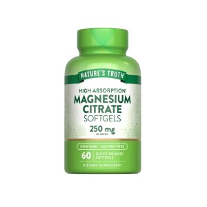 Citrato de Magnesio 250 mg - 60 cápsulas blandas